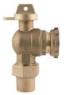 3/4 in. Flared x Meter Yoke Brass Ball Valve