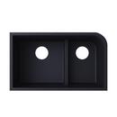 Swan Corporation Nero Double Bowl Low Divide Kitchen Sink 