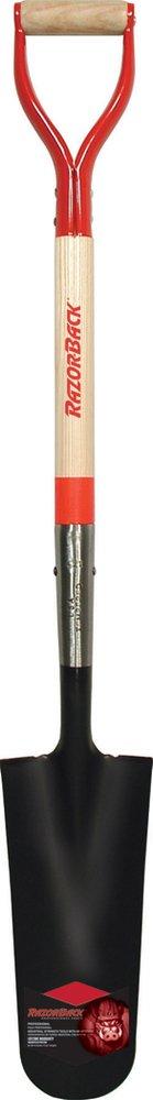 True Temper Handle Back Round Point Drain Spade 