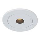 Eurofase White 3-3/4 in. 50W 1-Light Round Pin Hole Recessed Trim 