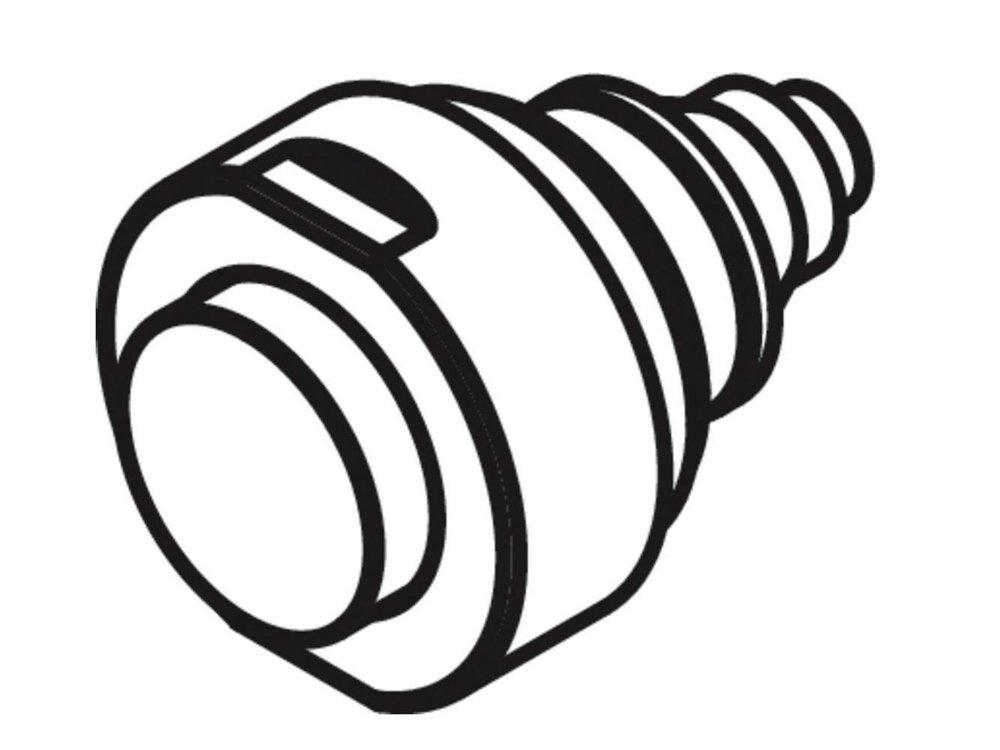 KOHLER Polished Chrome Push Button Assembly 