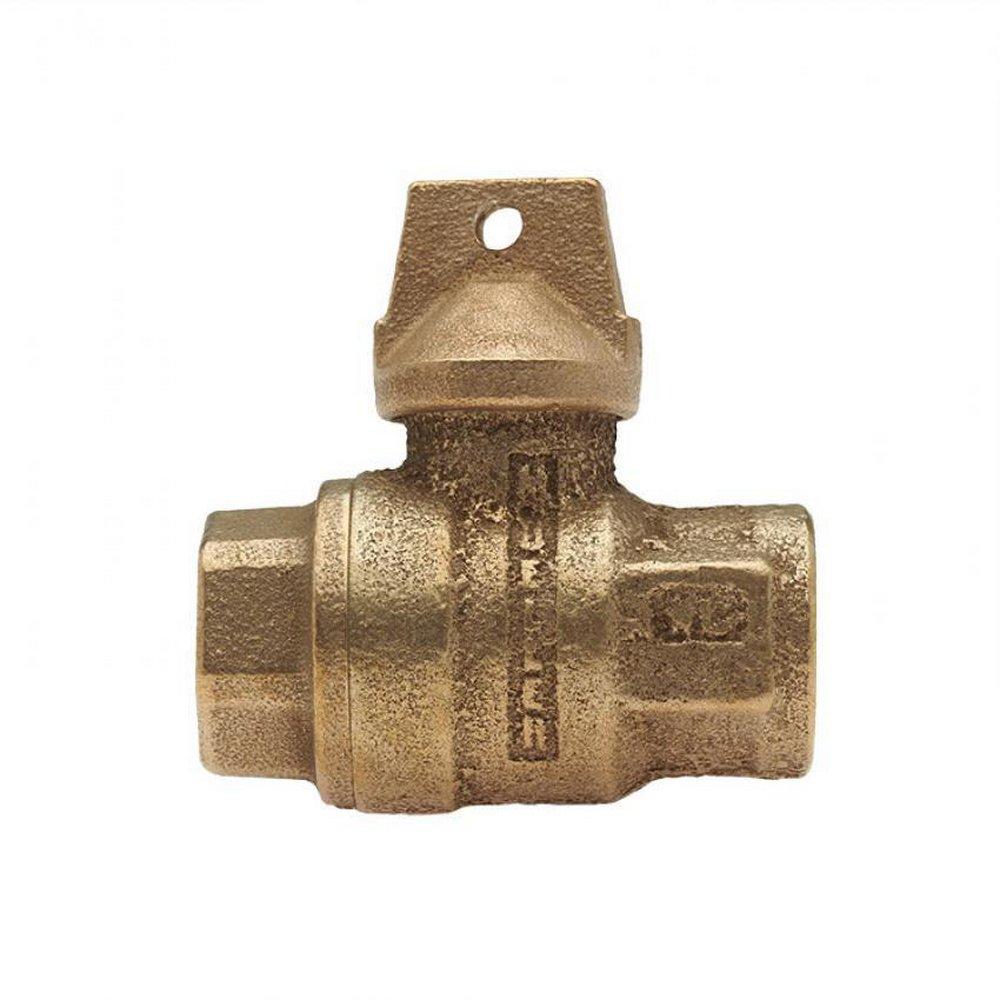 Mueller Company FIP Brass Ball Valve Curb Stop 