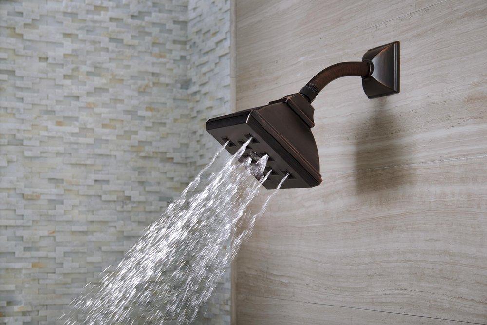 Brizo Venetian Bronze Shower Arm and Flange 