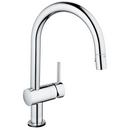 Single Handle Pull Down Kitchen Faucet in StarLight® Chrome