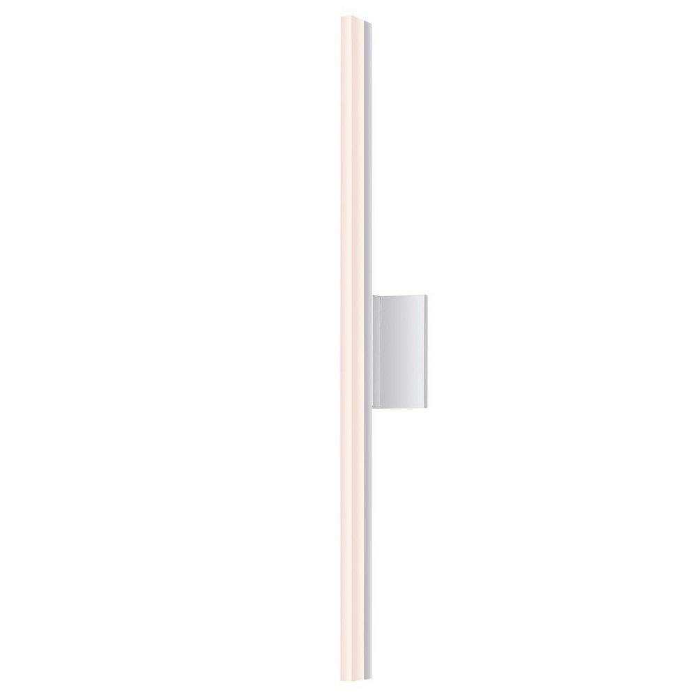 SONNEMAN Bright Satin Aluminum 1-Light Wall Sconce 