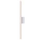 SONNEMAN Bright Satin Aluminum 1-Light Wall Sconce 