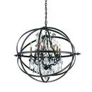 Troy-CSL Lighting Vintage Bronze 60 W 120 V 6-Light Pendant 