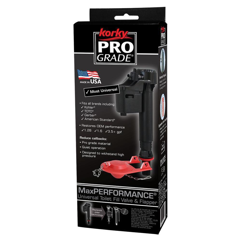 Lavelle Industries Universal 7-3/4 in. to 13-1/2 in. Fill Valve and Flapper Kit 