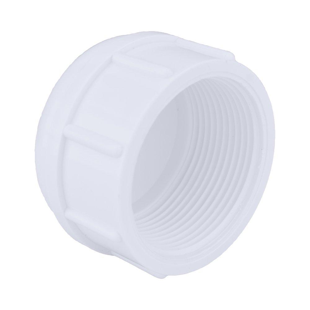 White PVC Schedule 40 FPT Cap 