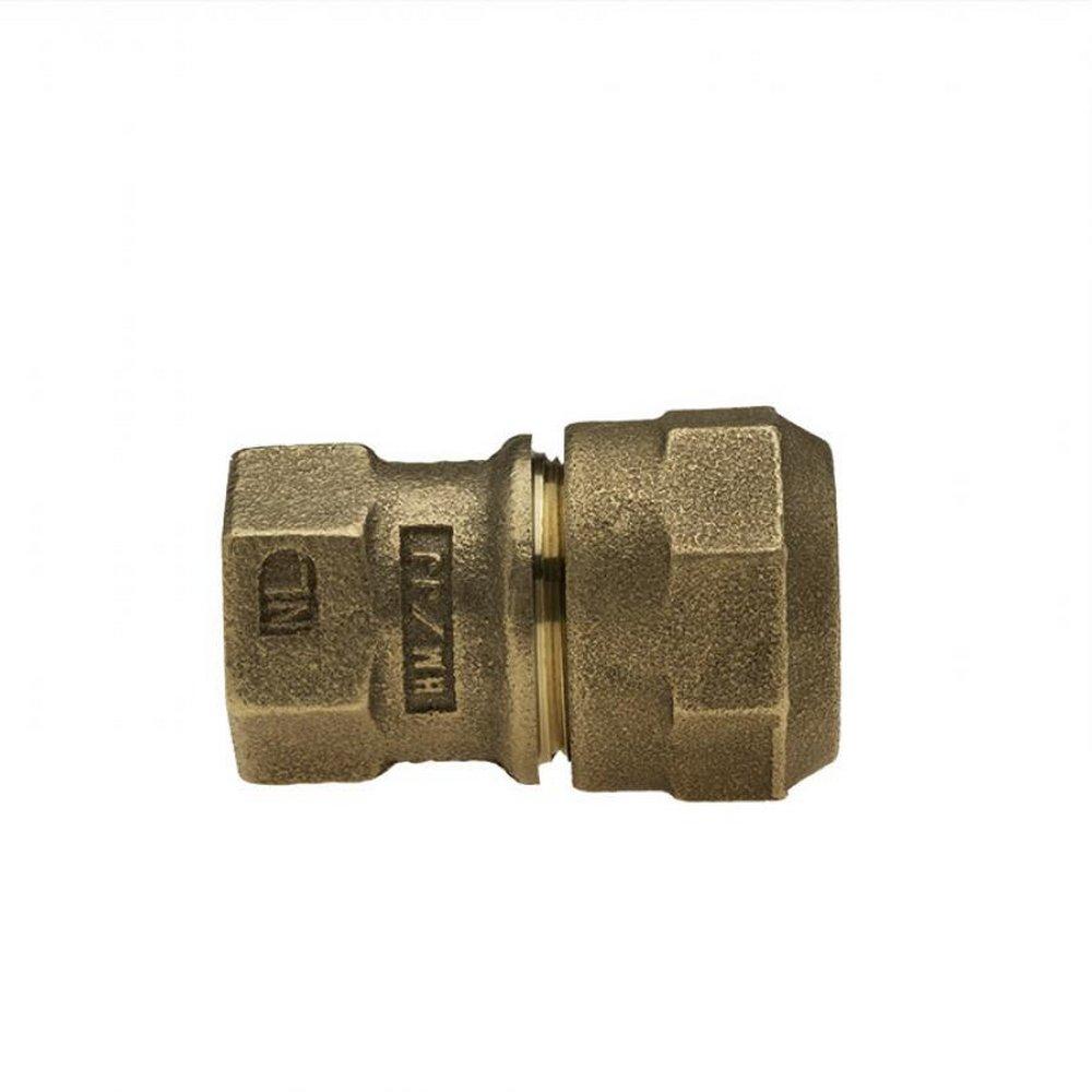 Mueller Company Compression x Female Flare Cast Brass Alloy Coupling 