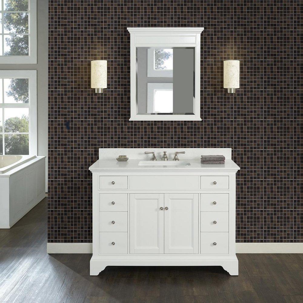 Fairmont Designs Polar White 48 in. Vanity 