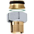 Caleffi North America Chrome Plated MNPT Fitting and Nut 