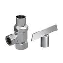 PROFLO&reg; Polished Chrome Compression Loose Key Angle Supply Stop Valve in Polished Chrome 