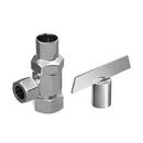 PROFLO&reg; Polished Chrome Compression Loose Key Angle Supply Stop Valve in Polished Chrome 
