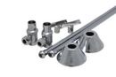 PROFLO&reg; Chrome Plated 1/2 in x 3/8 in. Supply Kit in Chrome Plated 