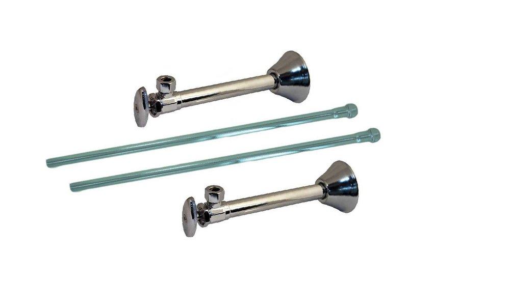 PROFLO&reg; Chrome Plated 1/2 in x 3/8 in. Supply Kit in Chrome Plated 