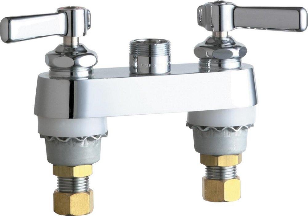 Chicago Faucets Polished Chrome LF H&C WTR SINK FCT 