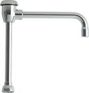 Chicago Faucets Polished Chrome 8 in. Rigid/Swing Gooseneck Spout with Atmospheric Vacuum Breaker 