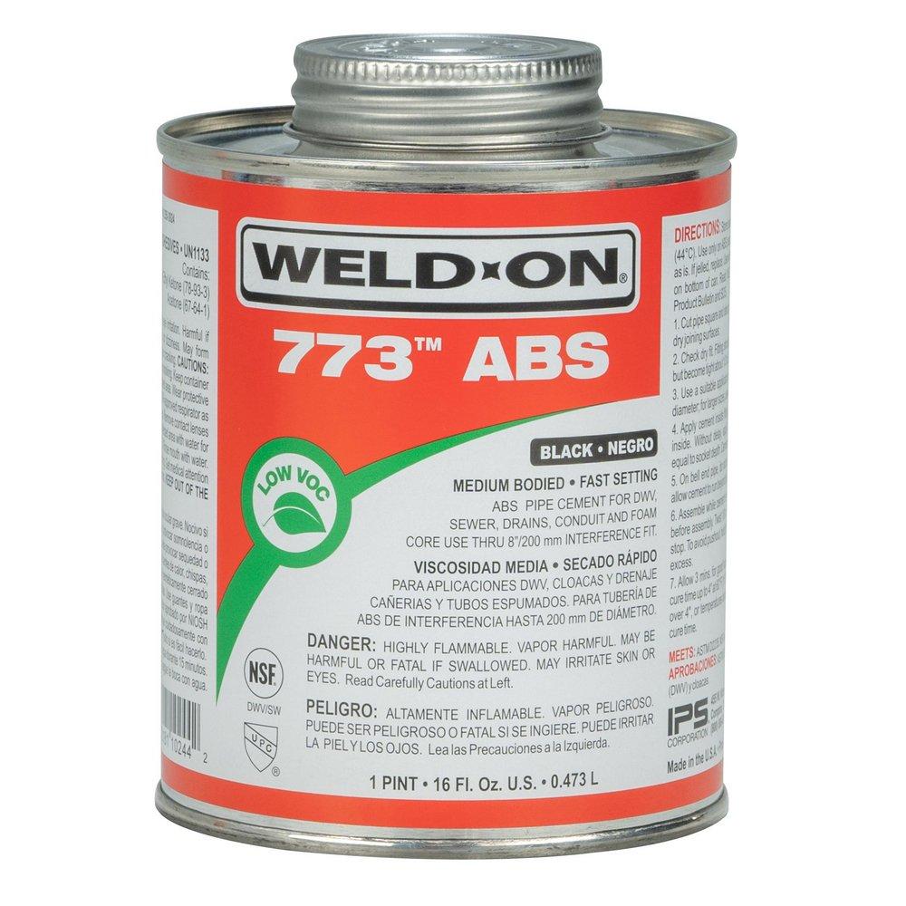 Weld-On&reg; Fast Set Plastic Black Pipe Cement 