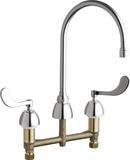 Two Handle Kitchen Faucet in Polished Chrome