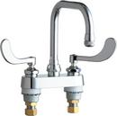 Two Handle Kitchen Faucet in Polished Chrome