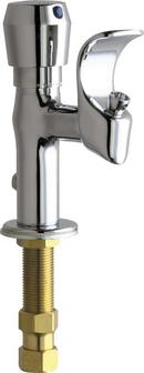 Chicago Faucets Polished Chrome Push Button Handle Bubbler 