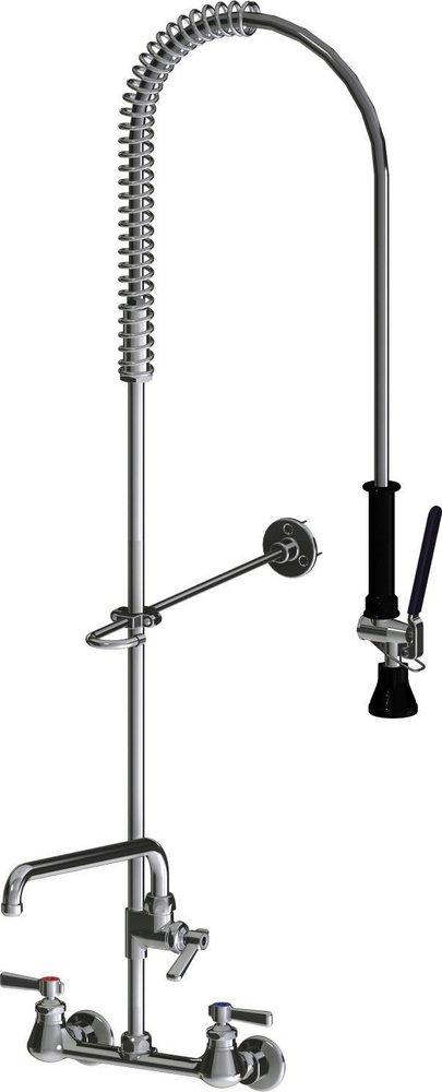 Chicago Faucets Polished Chrome Pre-Rinse Fitting with 613-A Faucet 