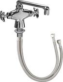 Lead Law Compliant 2 Handle Cross LAB Faucet Chrome 