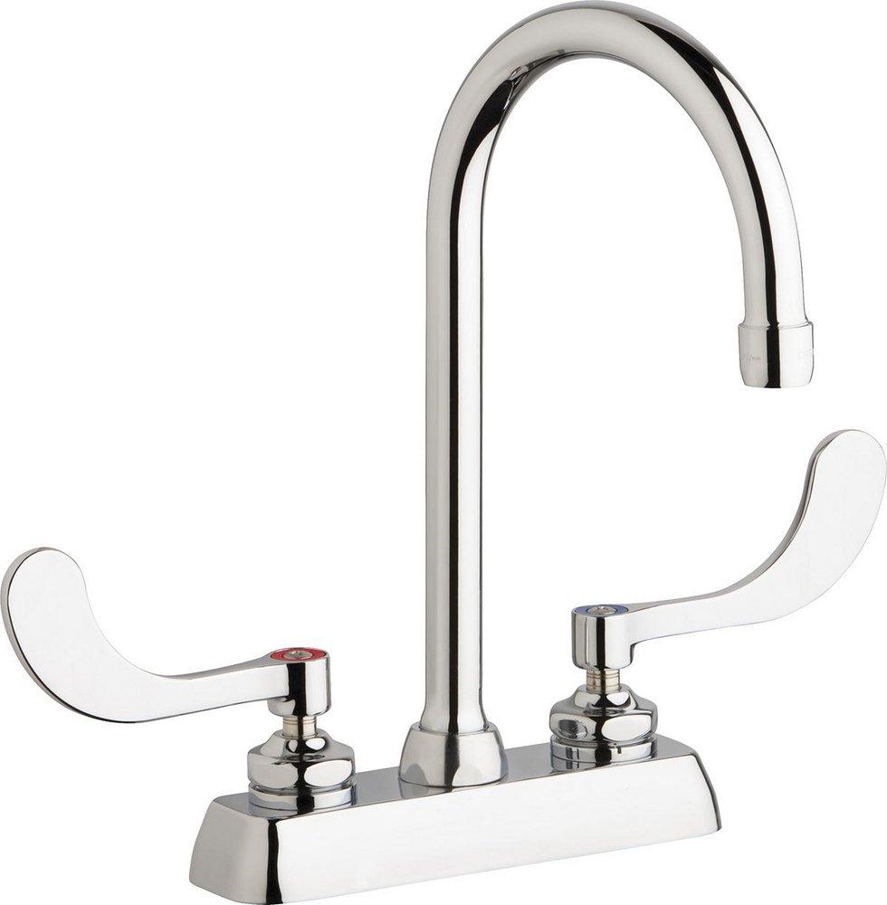 Chicago Faucets Polished Chrome Hot and Cold Water Dispenser 