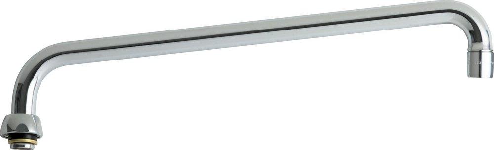 Chicago Faucets Polished Chrome 2.2 gpm Kitchen Sink Faucet Swing Spout 