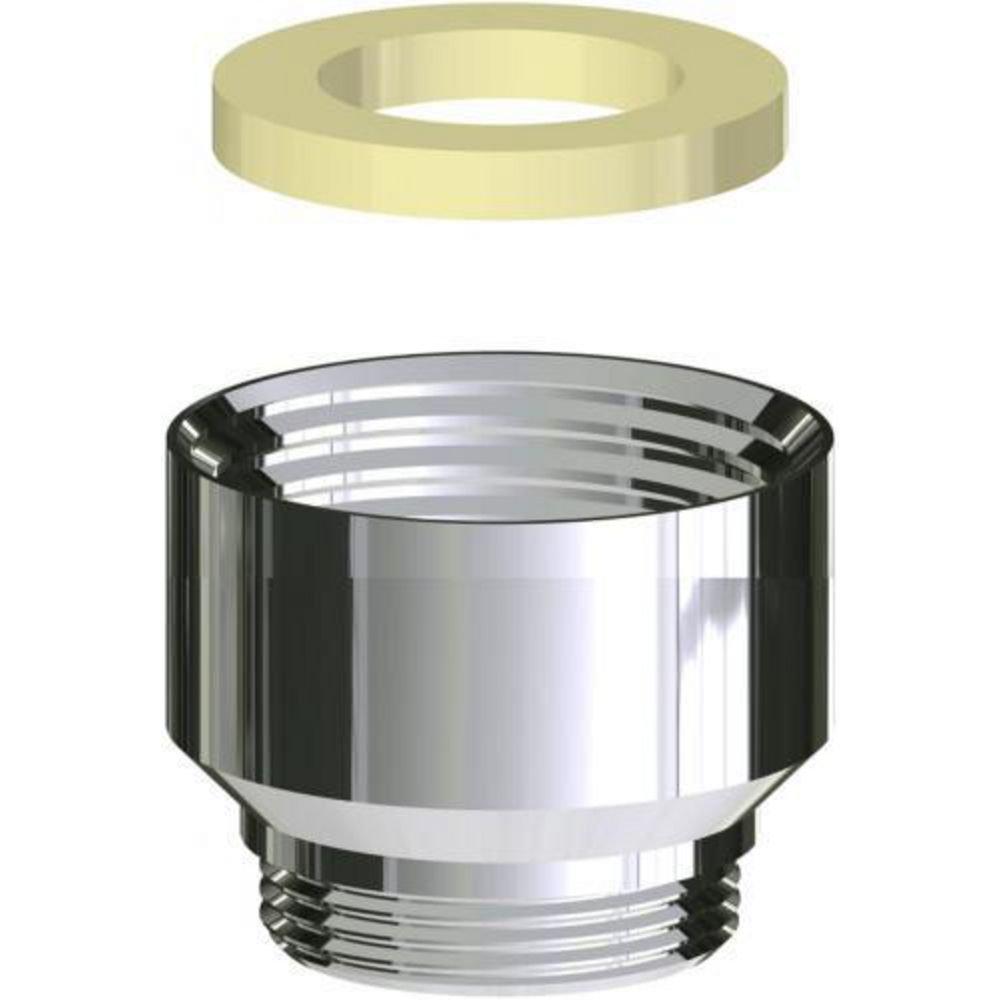 Chicago Faucets Polished Chrome Spout Outlet Adapter 