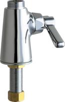 Single Lever Handle Deck Mount Service Faucet in Polished Chrome