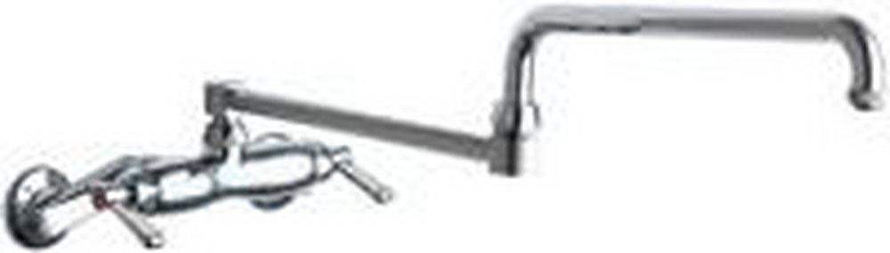 Chicago Faucets Polished Chrome LF H&C WTR SINK FCT 