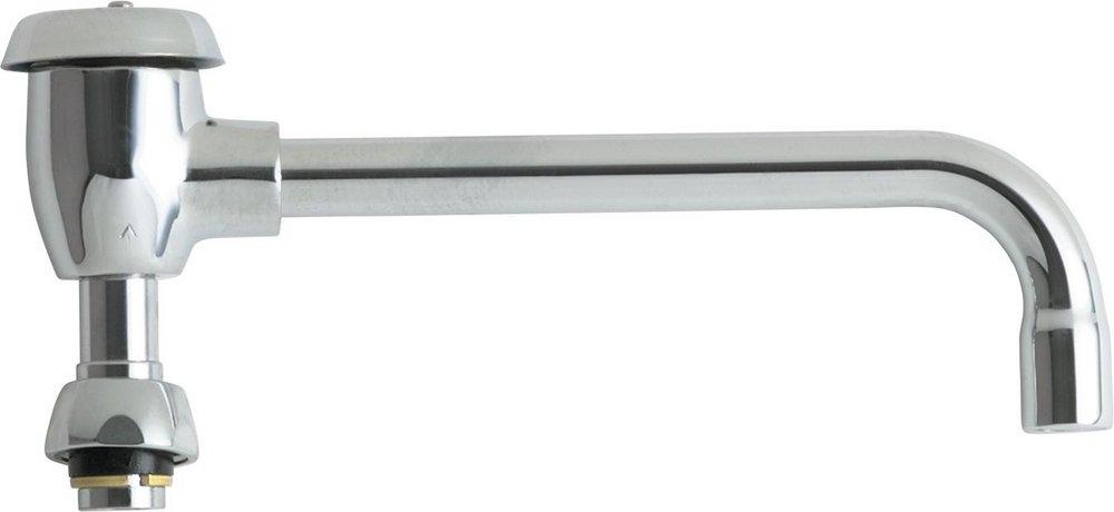 Chicago Faucets Polished Chrome 8 in. L Type Spout 