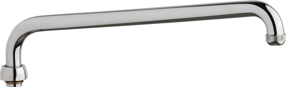 Chicago Faucets Polished Chrome 14 in. L Type Swing Spout 