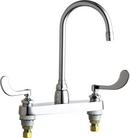 Two Handle Kitchen Faucet in Polished Chrome