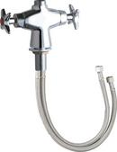 Chicago Faucets Not For Potable Use 2 Handle Cross LAB Faucet Chrome 