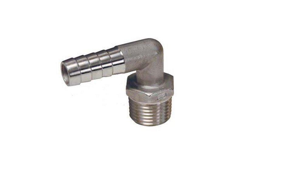 Boshart Industries Barbed 304 Stainless Steel 90 Degree Elbow 