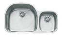 35-5/8 x 20-1/2 in. No Hole Double Bowl Undermount Kitchen Sink in Stainless Steel