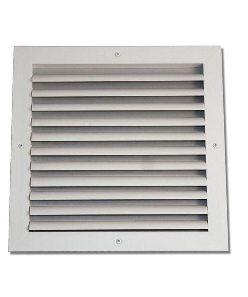 Shoemaker Manufacturing 8 in. 1-Way Adjustable Curved Blade Diffuser in White 