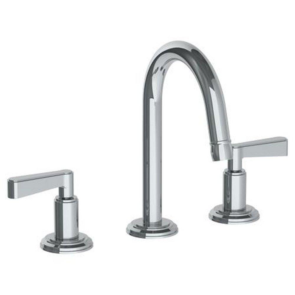 Watermark Designs Polished Nickel Two Handle Widespread Bathroom Sink Faucet 