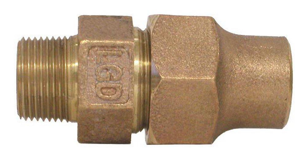 Legend Valve & Fitting Flared x MIP Bronze Coupling 