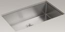 32 in. Undermount Stainless Steel Single Bowl Kitchen Sink