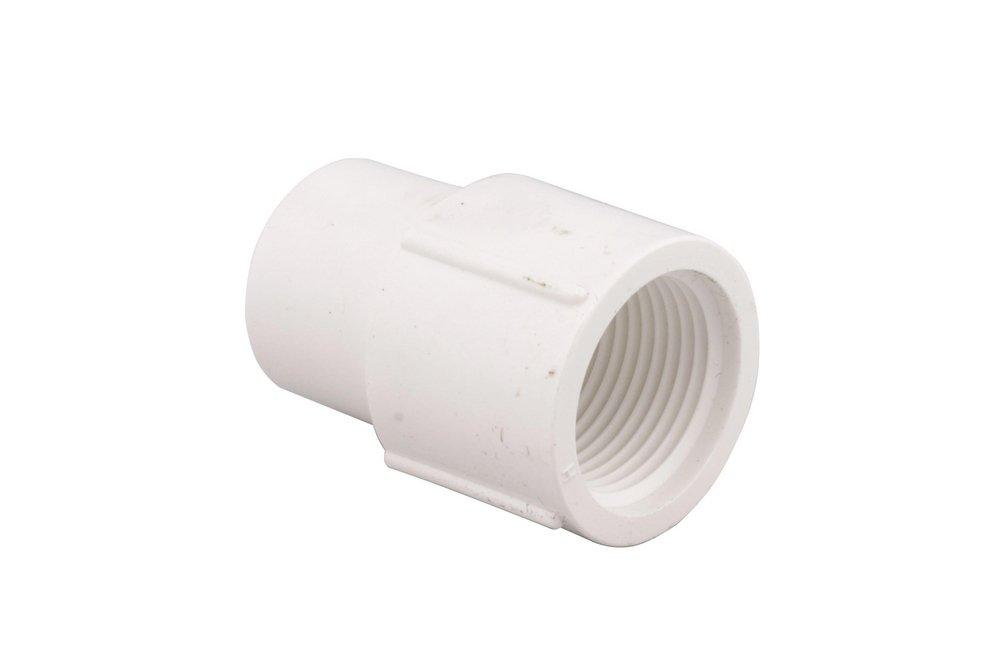 White PVC Schedule 40 Female Adapter 