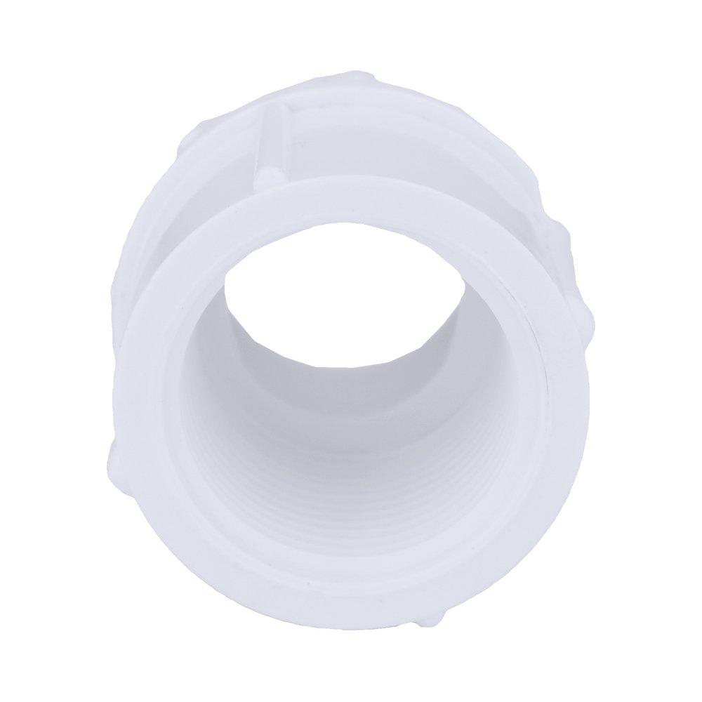 White PVC Schedule 40 Female Adapter 