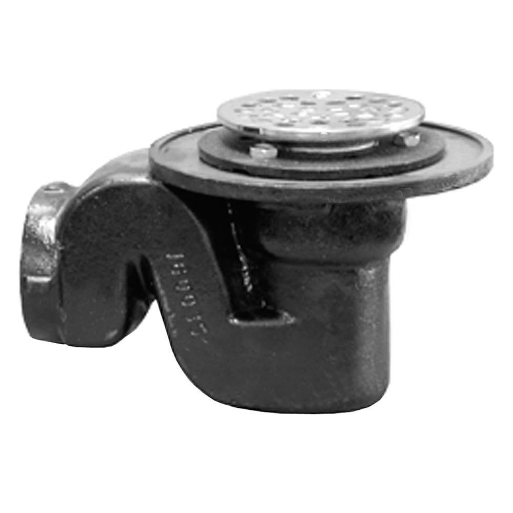 Jones Stephens 2 in. Threaded Cast Iron Shower Drain 