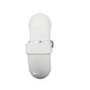 White PVC DWV Union P-Trap with Chrome Nut 