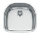 22-1/4 x 19-7/8 in. No Hole Stainless Steel Single Bowl Undermount Kitchen Sink