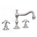 Harrington Polished Chrome Widespread Bathroom Sink Faucet with Double Drop Handle 
