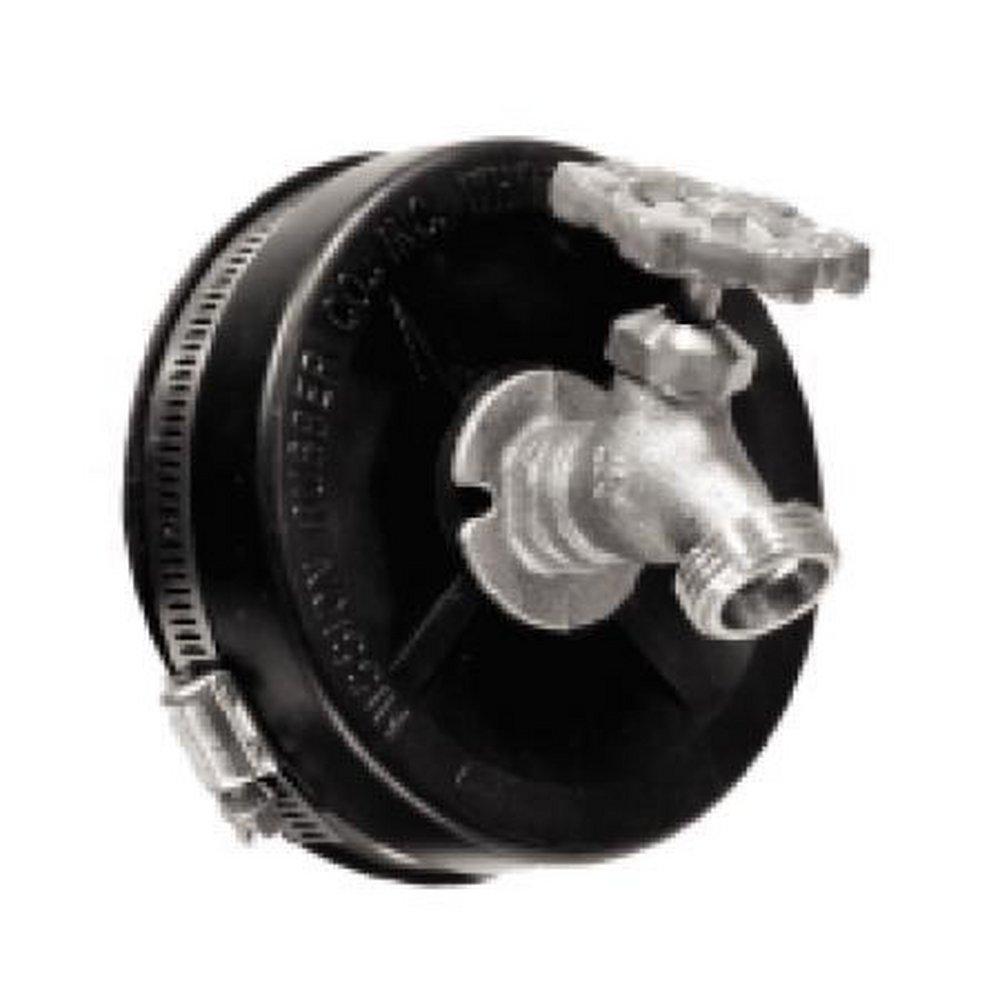 Mission Rubber Rubber End Cap with Hose Bibb 